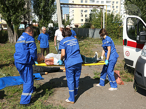 В малосердобинской больнице отработали действия при угрозе террористического акта