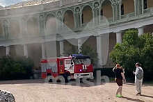При пожаре в Павловском дворце никто не пострадал