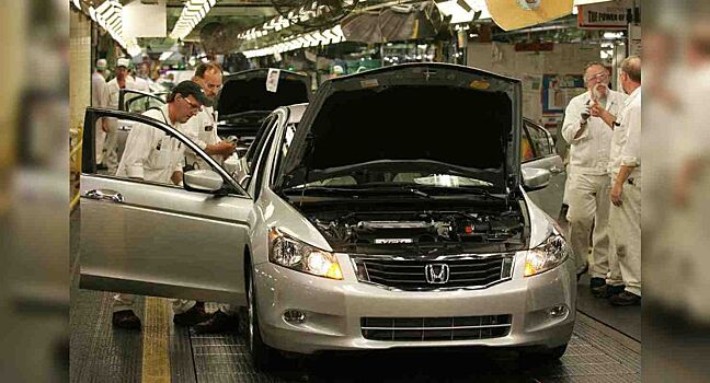 Honda установила рекорд по зарубежному производству автомобилей в июле