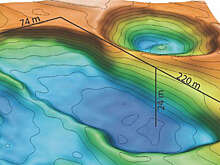 Обнаружены гигантские впадины на арктическом дне