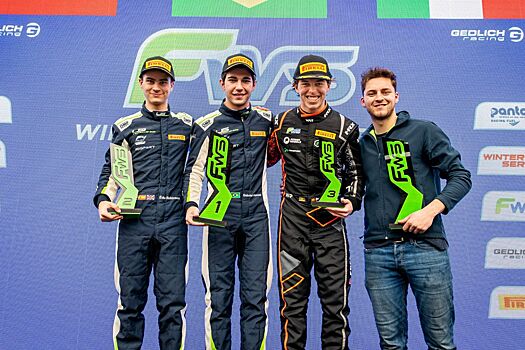 Российский гонщик поднялся на подиум первого этапа Formula Winter Series сезона-2025