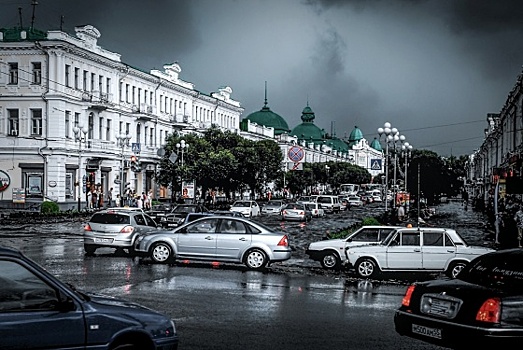 В Омской области ожидаются ливень, град и штормовой ветер