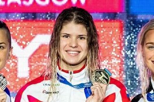 В Оренбурге встретили чемпионку Европы по плаванию Марию Каменеву