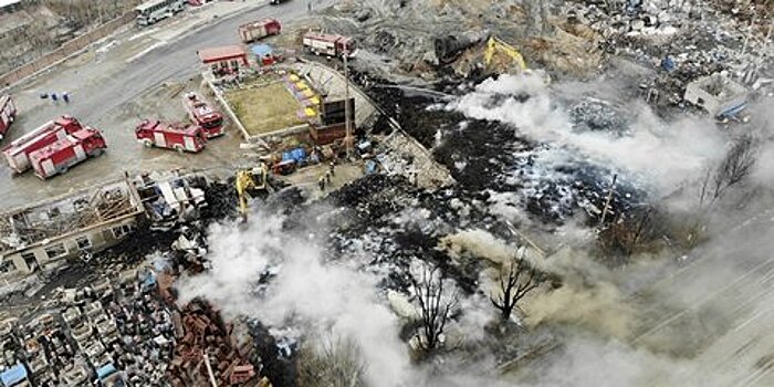 На северо-востоке Китая взрыв на заводе унес жизни двух человек