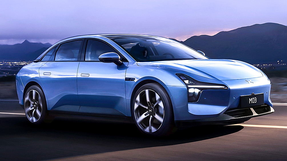 Xpeng MONA M03. Опубликованы фотографии первой модели под новым суббрендом фирмы Xpeng.