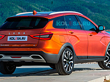 В Сети опубликовали рендеры рестайлингового универсала LADA Vesta SW Cross