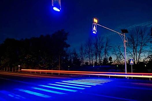 Новое контрастное освещение разместят в Центральном округе для предотвращения ДТП