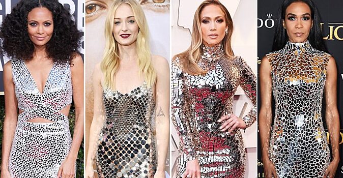 Зеркальные платья — модный тренд 2019 года