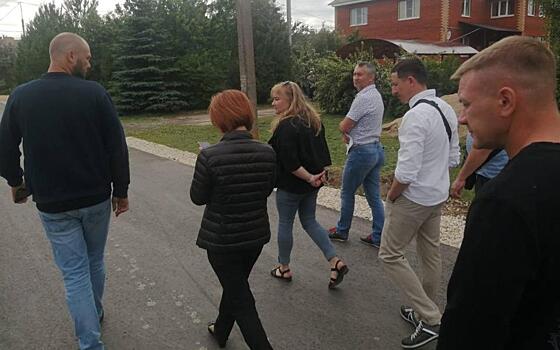 В Семчине отремонтировали дорогу по Озерному проезду