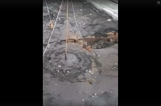 Провал грунта восстановили у станции метро «Народное Ополчение»