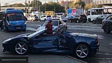 СМИ: за рулём попавшей в ДТП Ferrari в Москве оказался гендиректор Zaycev.net