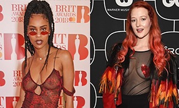 12 «голых» платьев и красный лифчик: наряды звезд на Brit Awards