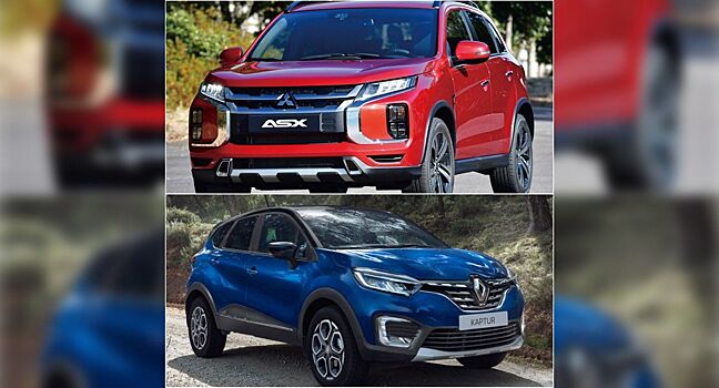 Renault Kaptur и Mitsubishi ASX сравнили по некоторым параметрам