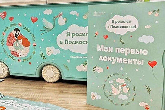 Почти 1 тысячу наборов "Я родился в Подмосковье!" выдали в регионе с начала года
