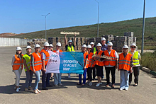В рамках акции «360» волонтеры «Волгаэнерго» посетили мусоросортировочный комплекс