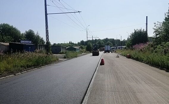 В Петрозаводске ремонтируют улицу Ключевая