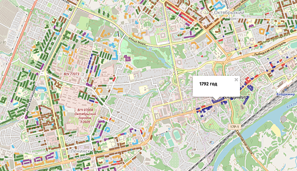 Активист создал карту застройки Владимира