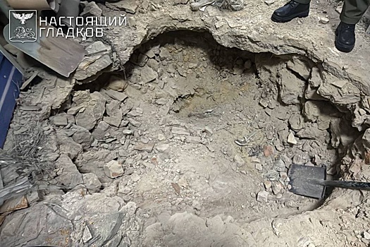 В Белгороде обнаружена воронка от HIMARS