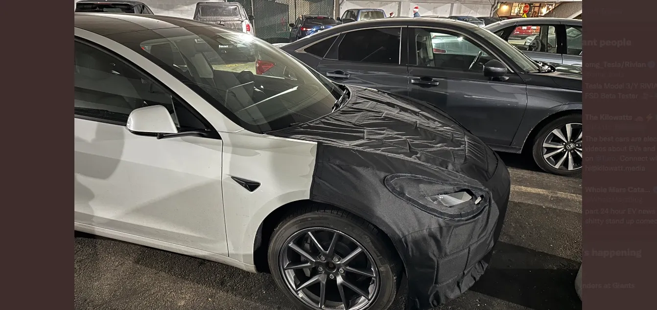 Новости автомира: Новый автомобиль Tesla обнаружили на улицах