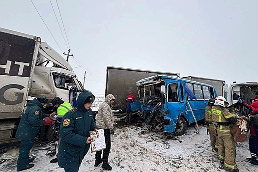 В ДТП с участием автобуса в Омской области погибли шесть человек