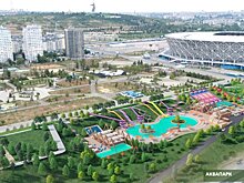 В центре Волгограда построят всесезонный аквапарк с серфинг-центром и катком