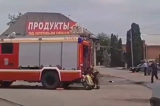 В Ингушетии произошел пожар в продуктовом магазине
