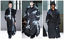 Шнуровка, грим и спутанные волосы — на показе Yohji Yamamoto