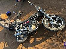 В Самарской области пьяный мужчина не справился мопедом и попал в больницу