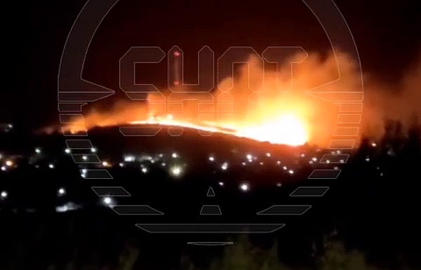 В Ростовской области загорелась Караул-гора