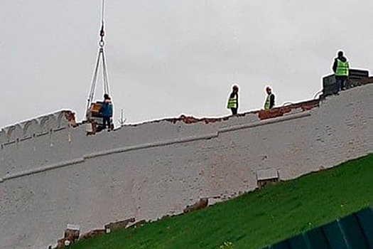 Стены Кремля начали разбирать в российском городе