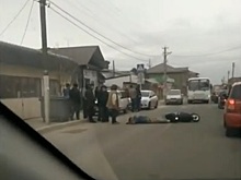 Под Анапой пострадал водитель скутера (видео)