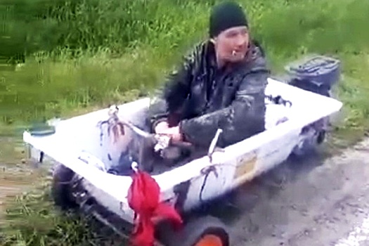 В Краснодарском крае задержали мужчину, управлявшего ванной с мотором от скутера