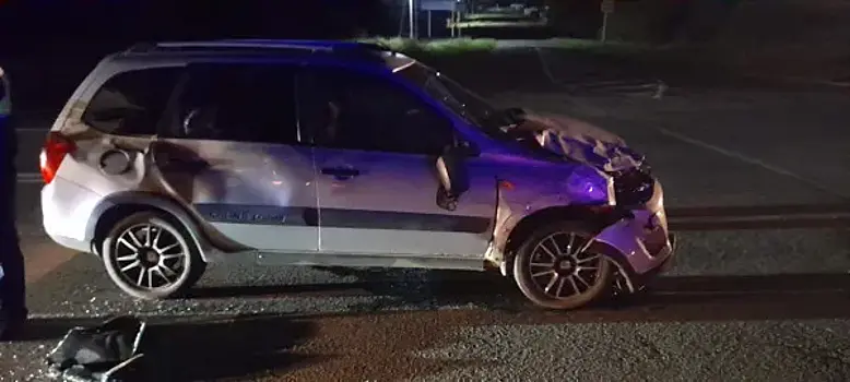 В Самарской области на трассе легковушка задавила корову