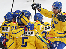 В состав сборной Швеции по хоккею на Кубок Первого канала вошли 13 игроков КХЛ