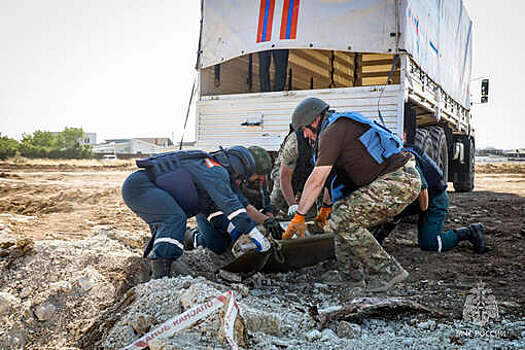 В Севастополе сняли на видео взрыв авиабомбы времен Великой Отечественной войны