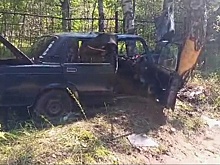 16-летняя пассажирка вывихнула бердо, когда машина влетела в дерево в Дельнеконстантиновском районе