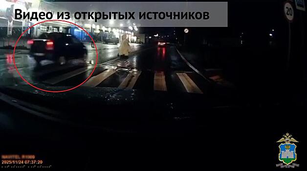 В Орле полиция оштрафовала автоледи, которая едва не наехала на подростка на пешеходном переходе