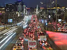 Загруженность дорог в столице идет на спад