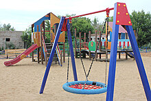 Жители Ставропольского района остались довольны новой детской площадкой