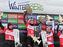 Красноярка Алена Заварзина взяла серебро Кубка мира по сноуборду