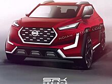 Nissan Magnite показали на цифровых эскизах