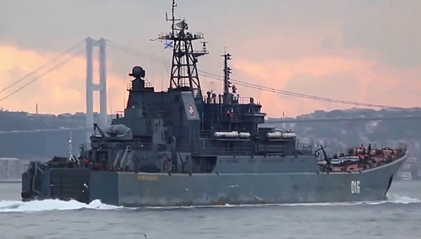Башкирия заключила договор о шефских связях с десантным кораблем "Георгий Победоносец"