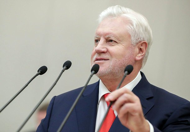 Миронов заявил, что СРЗП поддержит кандидатуру Мишустина на пост премьер-министра