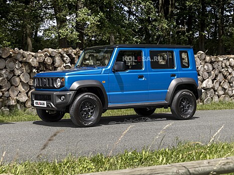 Пятидверный Suzuki Jimny: новые изображения