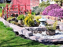 Сухой ручей в ландшафтном дизайне: как сделать своими руками