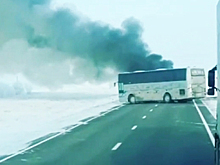 В Казахстане 52 человека сгорели в автобусе