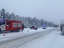 На трассе Тюмень - Ханты-Мансийск в ДТП с грузовиком погибли два человека