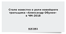 Стало известно о роли новейшего тральщика «Александр Обухов» в ЧМ-2018