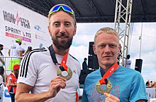 Самарец Андрей Буков вместе с лидером выиграли спринтерскую дистанцию на Ironstar Triathlon