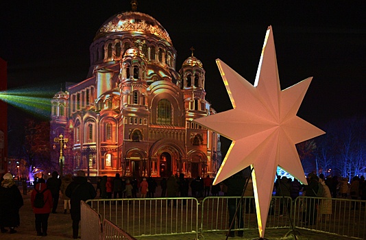 В Кронштадте к Рождеству завершилась реставрация колокольни Никольского Морского собора